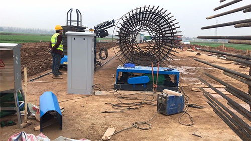 洛陽全自動數控鋼筋籠滾焊機一天產量50噸